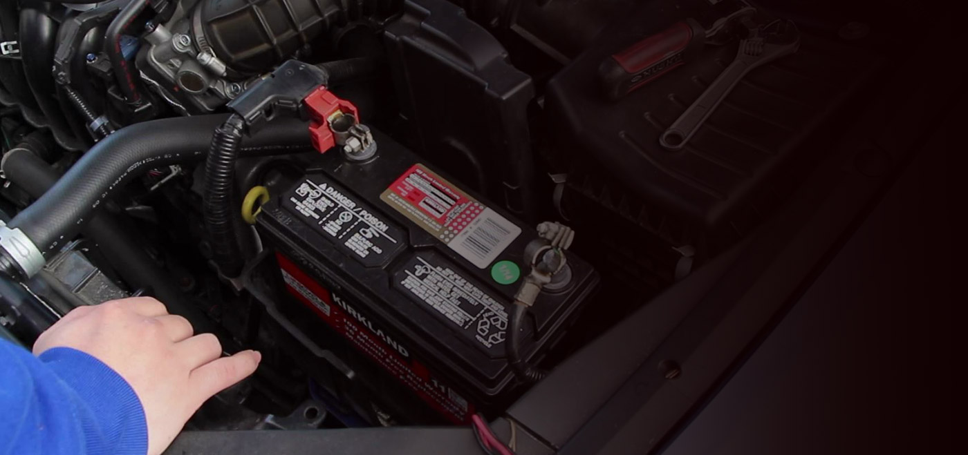 Replacement car batteries ready to fit at the Beenleigh workshop